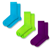 Load image into Gallery viewer, Pack of 3 Colourful Men&#39;s Socks