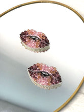 Load image into Gallery viewer, Pink Lips Brooch