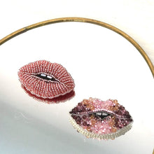 Load image into Gallery viewer, Pink Lips Brooch