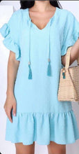 Load image into Gallery viewer, Blue summer dress