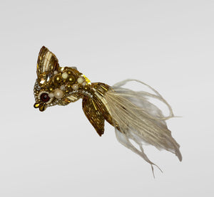 Gold Fish Brooch
