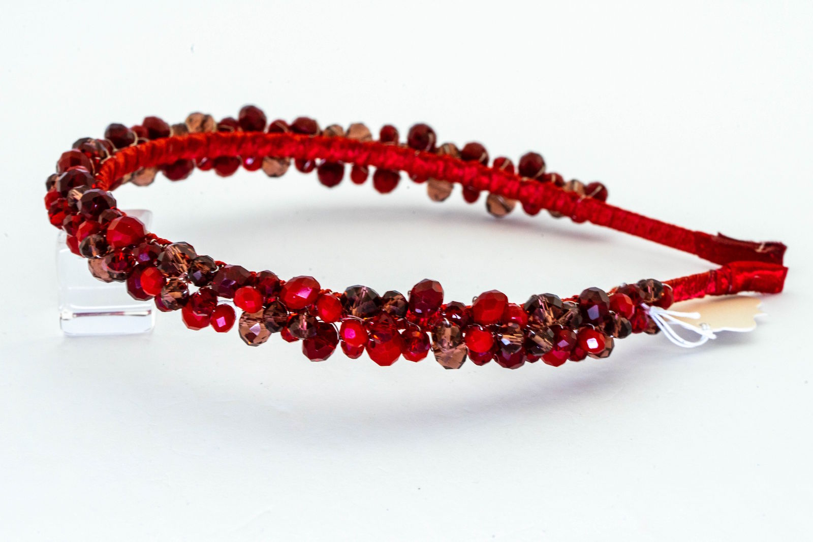 Red Oval Thin Headband