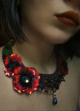 Load image into Gallery viewer, Red poppy Necklace