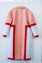 Load image into Gallery viewer, Coral wool coat