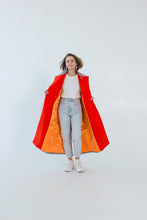 Load image into Gallery viewer, Peach wool coat
