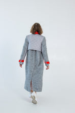 Load image into Gallery viewer, Peach wool coat