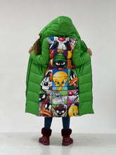 Load image into Gallery viewer, Down alternative Winter Parka Looney Tunes
