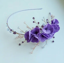Load image into Gallery viewer, Headband with Handmade Flowers