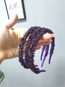 Thin Headband in Purple