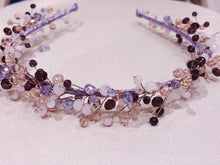 Load image into Gallery viewer, Handmade Headband in Purple Colours