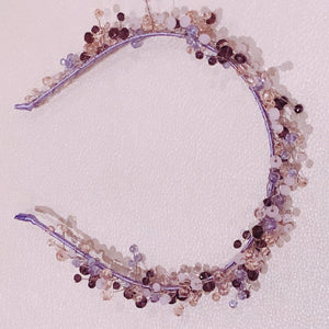Handmade Headband in Purple Colours