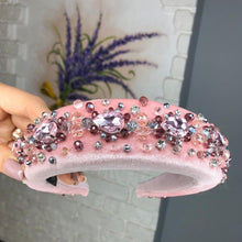 Load image into Gallery viewer, Padded Handmade Headband in Pink