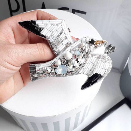 Seagull Brooch