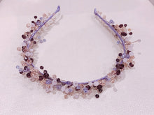 Load image into Gallery viewer, Handmade Headband in Purple Colours