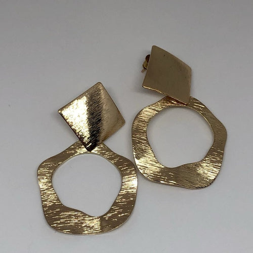 Handmade Bijou Earrings in Gold Colour