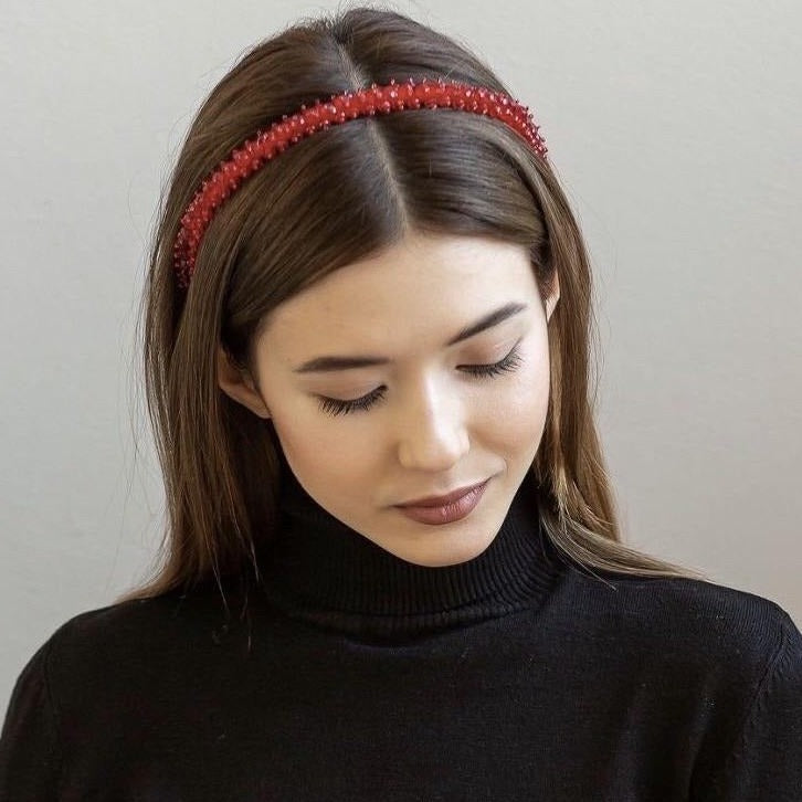 Red Thin Headband