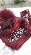 Load image into Gallery viewer, Beaded Handmade Hat and gloves